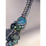 CHLOE + ISABEL lagoon dreams multi-stone statement bib necklace - N149