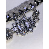 CHLOE + ISABEL deco crystal cluster drama necklace - N001