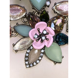 CHLOE + ISABEL pastel blossom garden statement necklace - N130