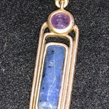 CHLOE + ISABEL indigo horizon linear pendant necklace - N175