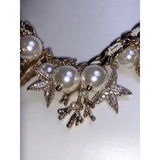 CHLOE + ISABEL seaside charm pearl & shell statement necklace - N165