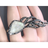 CHLOE + ISABEL silverwing statement ring - N164WHAR