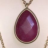 CHLOE + ISABEL Trio Teardrop Layered Pendant Necklace - N009