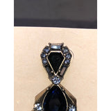 CHLOE + ISABEL midnight crystal statement drop earrings - E314