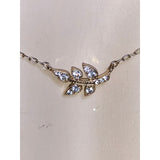 CHLOE + ISABEL petite sparkling laurel necklace - N045