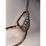 CHLOE & ISABEL anniversary rose gold statement necklace-N140