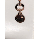 CHLOE + ISABEL Rose Gold Cascading Crystal Pendant Necklace - N145