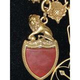 CHLOE + ISABEL medieval charm story long pendant necklace - N172