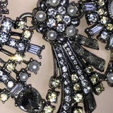 CHLOE + ISABEL baroque radiance pearl & crystal collar - N134