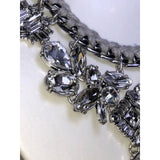 CHLOE + ISABEL deco crystal cluster drama necklace - N001