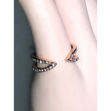 CHLOE + ISABEL sparkling rose open ring-R018