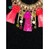 CHLOE + ISABEL fiesta parrot tassel statement necklace - N215