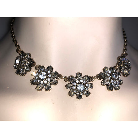 CHLOE + ISABEL crystal bloom statement necklace - N015