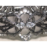 Chloe + Isabel Silver Rhinestone Bracelet- B088
