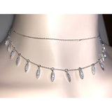 CHLOE + ISABEL pave two-row necklace - N671CLSS