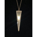 CHLOE + ISABEL pave triangle pendant necklace - N649CLSG