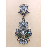 CHLOE + ISABEL vintage crystal statement drop earrings - E098