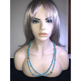Chloe + Isabel Long Beaded Turquoise Necklace - N007
