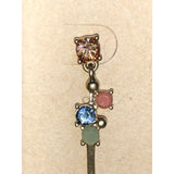 CHLOE & ISABEL Multi-Stone Linear Drop Earrings- E186