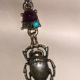 CHLOE + ISABEL mystic scarab charm necklace - N107