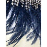 CHLOE + ISABEL midnight plume crystal collar - N181