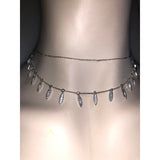 CHLOE + ISABEL pave two-row necklace - N671CLSS