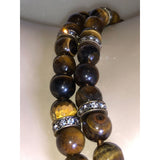 Chloe + Isabel Tiger’s Eye Beaded Statement Necklace - N349TI