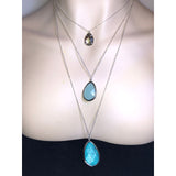 Chloe + Isabel layered teardrop pendant necklace - N079