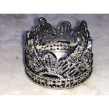 CHLOE + ISABEL queen's lace ring-rhodium-R0266