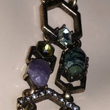 CHLOE + ISABEL midnight mosaic geo statement necklace - N177