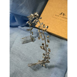 CHLOE + ISABEL crystal headband silver hair accessory - H063CLAR