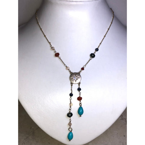 CHLOE + ISABEL celestial compass y- necklace