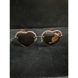 Bebe  HeartShaped Sunglasses Gold Tone w Rhinestone Trim n Brown Lenses – (NWT)