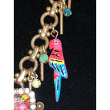 CHLOE + ISABEL fiesta parrot tassel statement necklace - N215