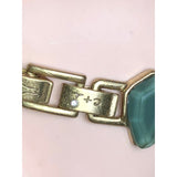 CHLOE + ISABEL Chunky Gold & Green Crystal Bracelet - B104