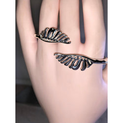 Chloe + Isabel Silver Fern Open Cuff Bracelet - B093