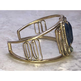 Chloe + Isabel Gold Cuff Bracelet W/ Crystals-B083