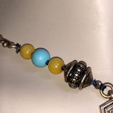 CHLOE + ISABEL indigo caravan boho pendant necklace - N083