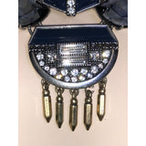 CHLOE + ISABEL imperial gem warrior statement necklace - N058