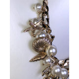 CHLOE + ISABEL seaside charm pearl & shell statement necklace - N165