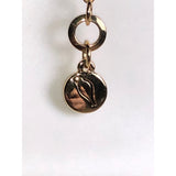 CHLOE & ISABEL golden edge drop necklace - N016