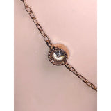 CHLOE & ISABEL Rose Gold Crystal Station Bracelet - B042