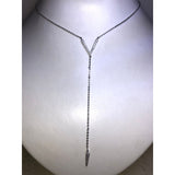 CHLOE & ISABEL pave chevron y-necklace - N168