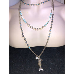 CHLOE & ISABEL three row convertible necklace - N157