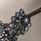 CHLOE + ISABEL baroque radiance pearl & crystal collar - N134