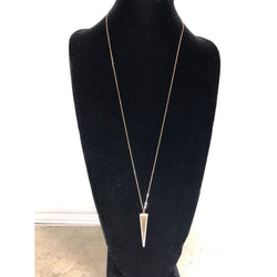CHLOE + ISABEL pave triangle pendant necklace - N649CLSG