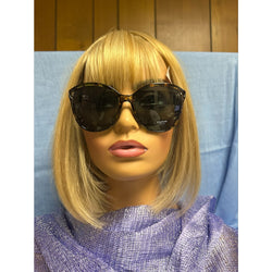 Bebe Women’s Oversized Cat-Eye Sunglasses – Olive Tortoiseshell – 100% UV Protection (NWT)