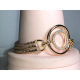 CHLOE + ISABEL anniversary gold bracelet-B035