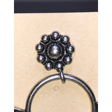 CHLOE + ISABEL silver-tone hoop fan earrings with beaded detail - E182