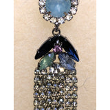 CHLOE + ISABEL Crystal Fringe Statement Drop Earrings - E013